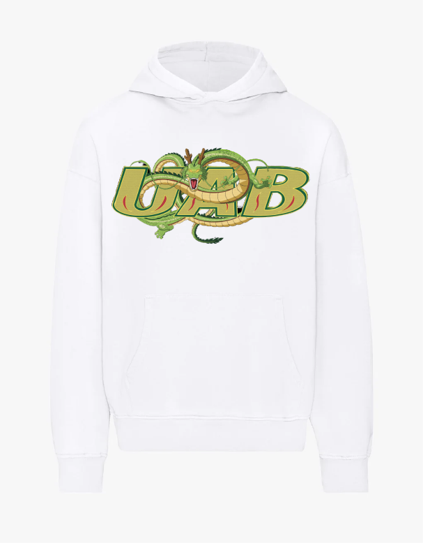 UAB Shenron White Hoodie